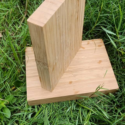 Schede di bambù verticale a 1 strato