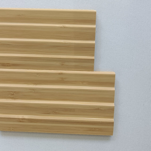 Pannelli murali verticali in bamb&ugrave; carbonizzato 3D